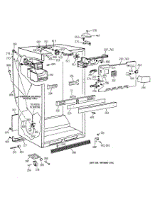 03 - Cabinet Parts parts for Ge Refrigerator TBX22PIYERWW from AppliancePartsPros.com