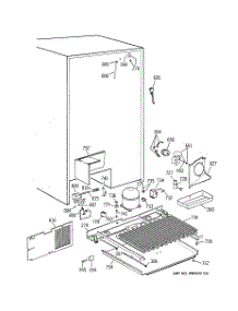 07 - Unit Parts parts for Ge Refrigerator TPK24PFBAAA from AppliancePartsPros.com
