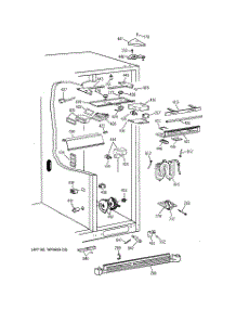 05 - Fresh Food Section parts for Ge Refrigerator MSK28DHBCAA from AppliancePartsPros.com