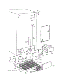 04 - Unit Parts parts for Ge Refrigerator MSG20BWYAWW from AppliancePartsPros.com