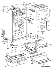 02 - Section2 parts for Ge Refrigerator TBX18NATDRAD from AppliancePartsPros.com