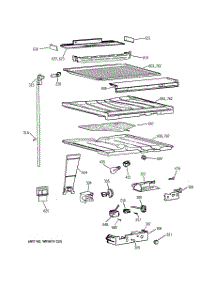 05 - Compartment Separator Parts parts for Ge Refrigerator TBT24JAXJRAA from AppliancePartsPros.com