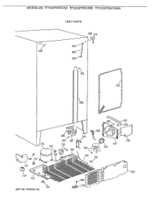 06 - Unit Parts parts for Ge Refrigerator TFX22PRXCAA from AppliancePartsPros.com