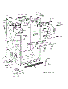 03 - Cabinet Parts parts for Ge Refrigerator TBX19VAZBRWW from AppliancePartsPros.com