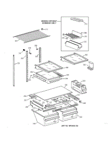 04 - Shelf Parts parts for Ge Refrigerator TBX19VIBDRAA from AppliancePartsPros.com