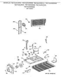 06 - Unit Parts parts for Ge Refrigerator TBX19JIXJRAA from AppliancePartsPros.com