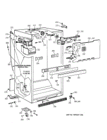 03 - Cabinet Parts parts for Ge Refrigerator TBX18SIBBRWW from AppliancePartsPros.com