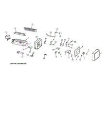 07 - Icemaker Wr30x0327 parts for Ge Refrigerator TBX18SIBBRWW from AppliancePartsPros.com