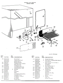 04 - Backview parts for Ge Refrigerator TFF24ZAC from AppliancePartsPros.com