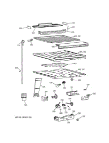 05 - Compartment Separator Parts parts for Ge Refrigerator TBG19PAXERWW from AppliancePartsPros.com