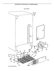 04 - Unit Parts parts for Ge Refrigerator TFX22JAYAAA from AppliancePartsPros.com