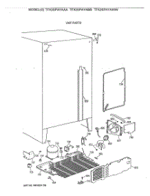 05 - Unit Parts parts for Ge Refrigerator TFX25PAYAWW from AppliancePartsPros.com