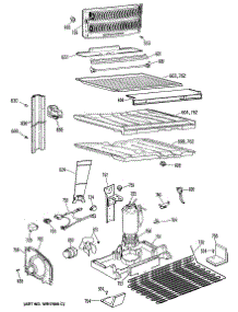 03 - Section3 parts for Ge Refrigerator TBX18ZRBRWH from AppliancePartsPros.com