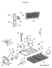06 - Unit Parts parts for Ge Refrigerator TBE18JATNRAD from AppliancePartsPros.com