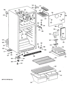 02 - Section2 parts for Ge Refrigerator MTE14EASFRWH from AppliancePartsPros.com