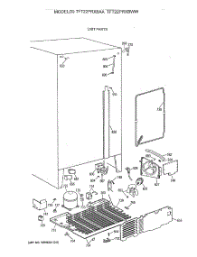 06 - Unit Parts parts for Ge Refrigerator TFT22PRXBAA from AppliancePartsPros.com