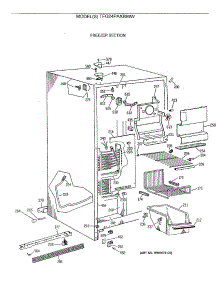 02 - Freezer Section parts for Ge Refrigerator TFG24PAXBWW from AppliancePartsPros.com
