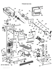 02 - Freezer Section parts for Ge Refrigerator TFG22ZRTCWH from AppliancePartsPros.com