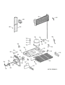 06 - Unit Parts parts for Ge Refrigerator TBX18JIBRRWW from AppliancePartsPros.com