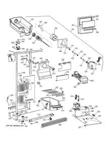 02 - Freezer Section parts for Ge Refrigerator TFX22NWZAWH from AppliancePartsPros.com