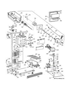 02 - Freezer Section parts for Ge Refrigerator MSX22GRBAWW from AppliancePartsPros.com