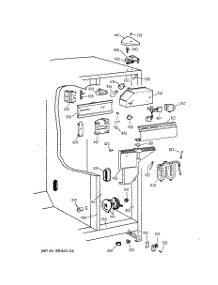 03 - Fresh Food Section parts for Ge Refrigerator MSX22GRBAWW from AppliancePartsPros.com