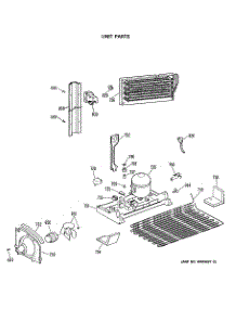 06 - Unit Parts parts for Ge Refrigerator TBH21MASNRAD from AppliancePartsPros.com