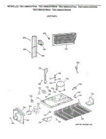 06 - Unit Parts parts for Ge Refrigerator TBX18MAXHRAA from AppliancePartsPros.com