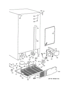 06 - Unit Parts parts for Ge Refrigerator CSK27PFZBAA from AppliancePartsPros.com