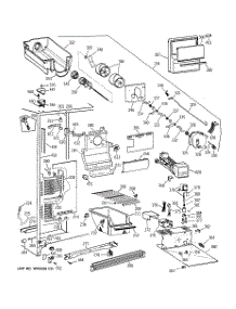 02 - Freezer Section parts for Ge Refrigerator TFJ20JRXAWW from AppliancePartsPros.com