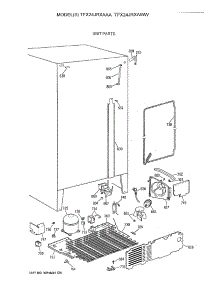 04 - Unit Parts parts for Ge Refrigerator TFX24JRXAAA from AppliancePartsPros.com