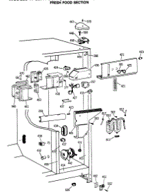 04 - Fresh Food Section parts for Ge Refrigerator TFG27PFSCBB from AppliancePartsPros.com