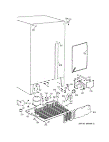 04 - Unit Parts parts for Ge Refrigerator TFJ20JAZAWW from AppliancePartsPros.com