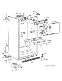 03 - Cabinet Parts parts for Ge Refrigerator TBX21MAZHRWW from AppliancePartsPros.com