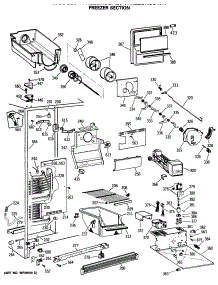 02 - Freezer Section parts for Ge Refrigerator TFX22SRSBAD from AppliancePartsPros.com