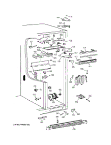 05 - Fresh Food Section parts for Ge Refrigerator TFX30PRYEWW from AppliancePartsPros.com