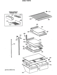 04 - Shelf Parts parts for Ge Refrigerator TBX18JATHRAD from AppliancePartsPros.com