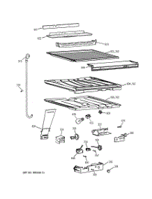 05 - Compartment Separator Parts parts for Ge Refrigerator TBX18SIBARAA from AppliancePartsPros.com