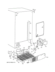 04 - Unit Parts parts for Ge Refrigerator TFJ22JAXAWW from AppliancePartsPros.com