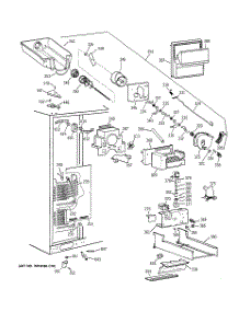 03 - Freezer Section parts for Ge Refrigerator TFK30PFZAAA from AppliancePartsPros.com