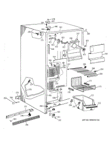 02 - Freezer Section parts for Ge Refrigerator TFX25PAYFAA from AppliancePartsPros.com