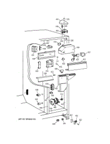 03 - Fresh Food Section parts for Ge Refrigerator TFX25PAYFAA from AppliancePartsPros.com
