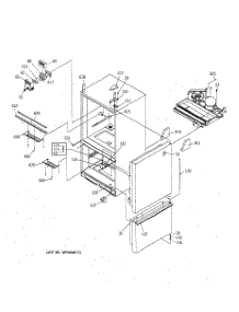 03 - Controls & Light Covers parts for Ge Refrigerator TCX22ZAXARAD from AppliancePartsPros.com