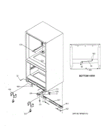 07 - Insulation & Roller Assembly parts for Ge Refrigerator TCX22ZAXARAD from AppliancePartsPros.com
