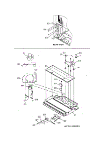 08 - Machine Compartment Assembly parts for Ge Refrigerator TCX22ZAXARWH from AppliancePartsPros.com