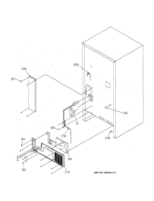 09 - Cabinet Back parts for Ge Refrigerator TCX22ZAXARWH from AppliancePartsPros.com