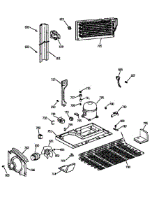 Unit parts for Ge Refrigerator TBX2222QAYERAA from AppliancePartsPros.com