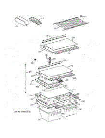 04 - Shelf Parts parts for Ge Refrigerator CTG24GAYFRWW from AppliancePartsPros.com