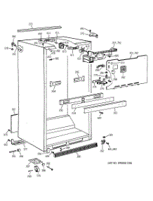 03 - Cabinet Parts parts for Ge Refrigerator TBG24JAYARWW from AppliancePartsPros.com