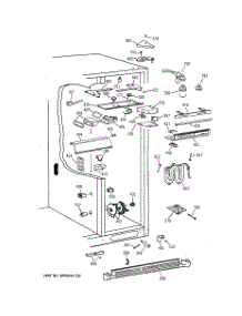 05 - Fresh Food Section parts for Ge Refrigerator TFX30PBBAWW from AppliancePartsPros.com
